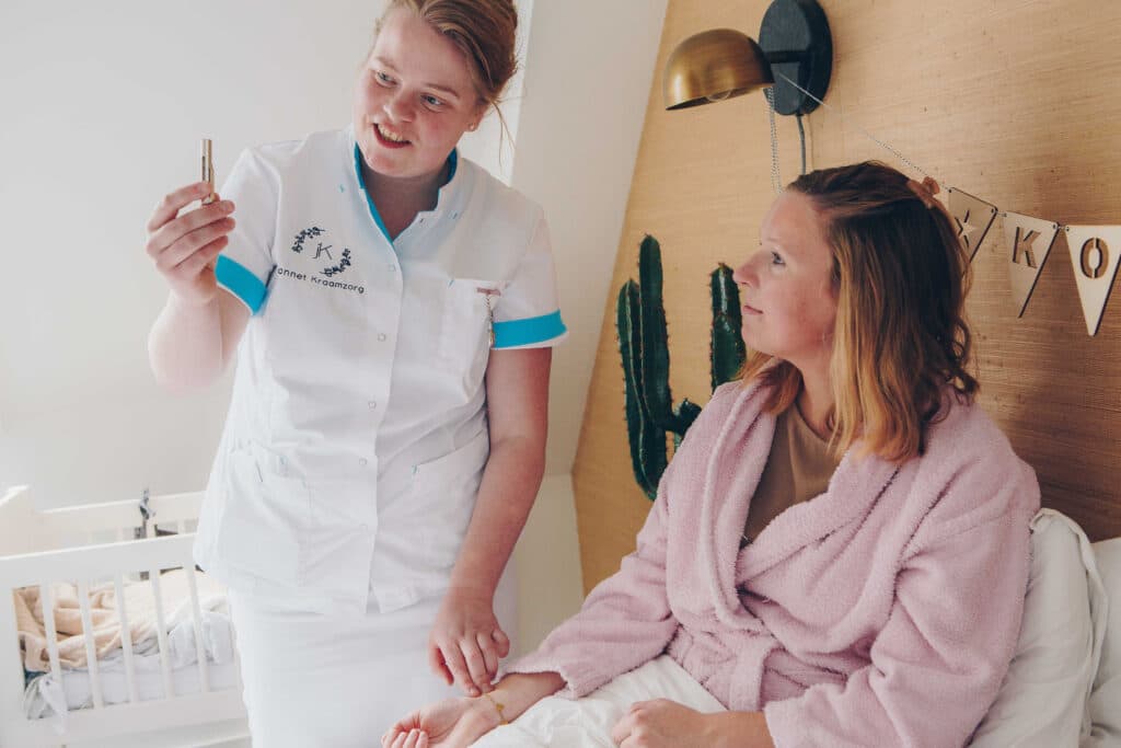 Kraamzorg moment